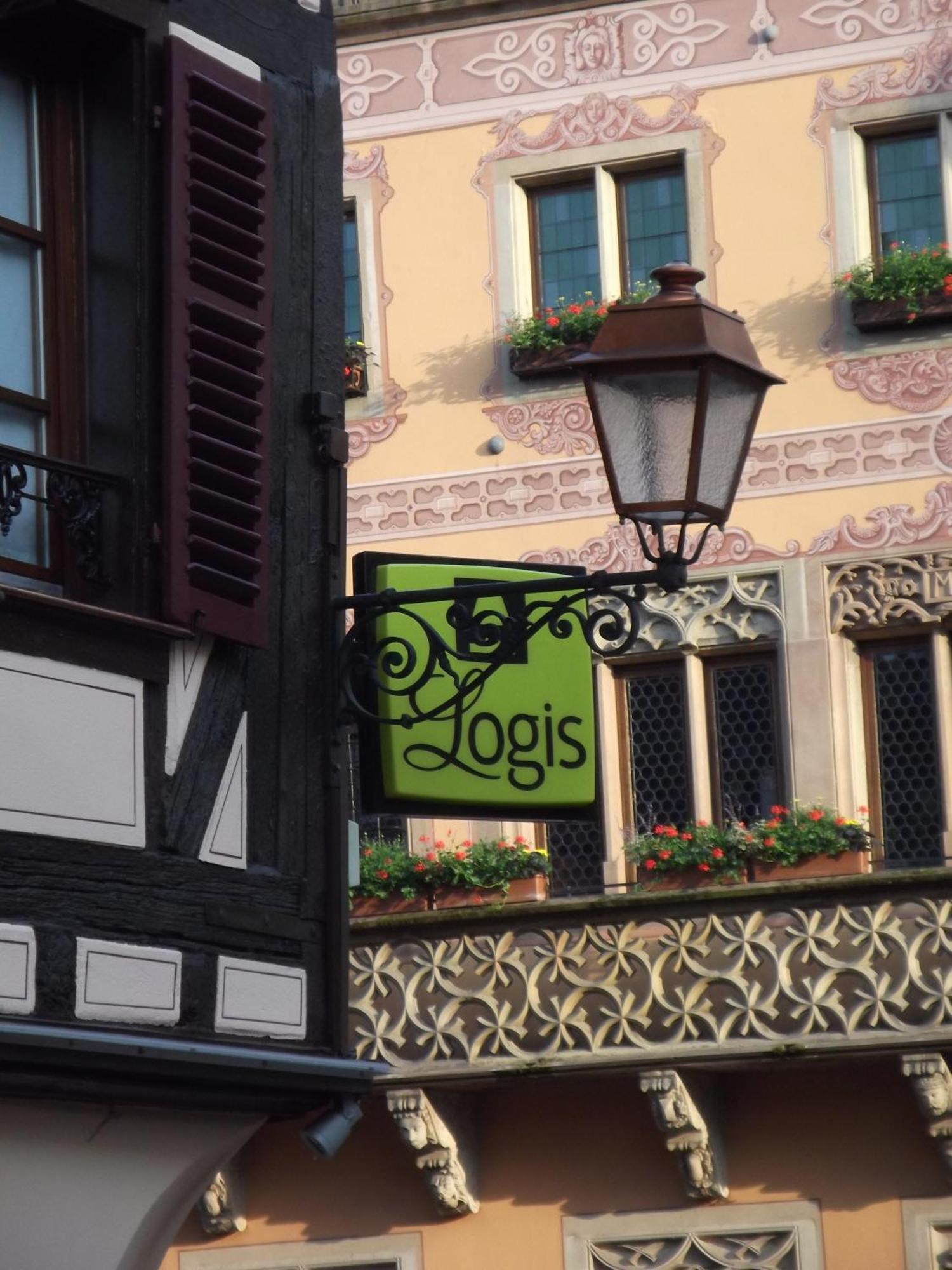Logis Hotel De La Cloche Obernai Exterior foto