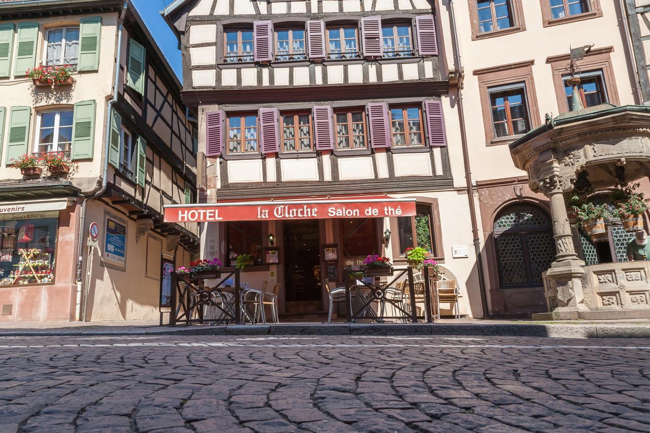 Logis Hotel De La Cloche Obernai Exterior foto
