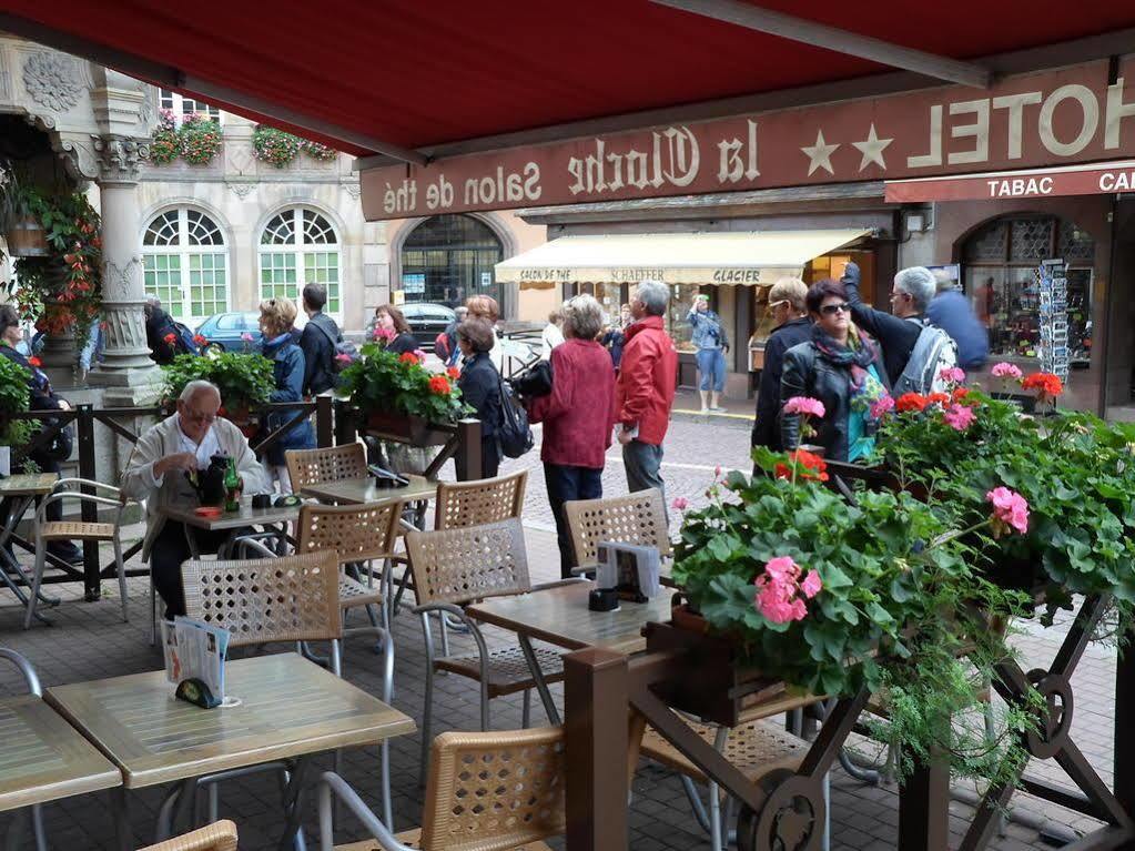 Logis Hotel De La Cloche Obernai Exterior foto