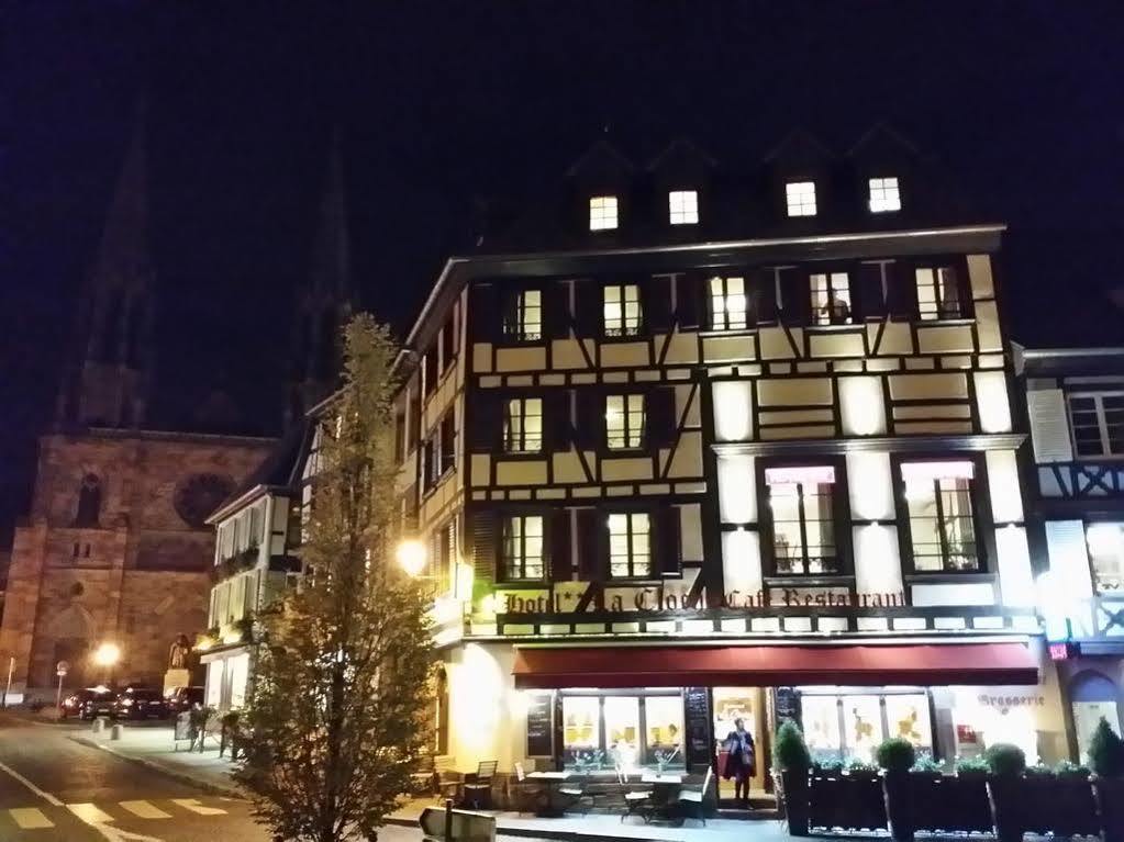 Hotel De La Cloche Obernai Exterior foto