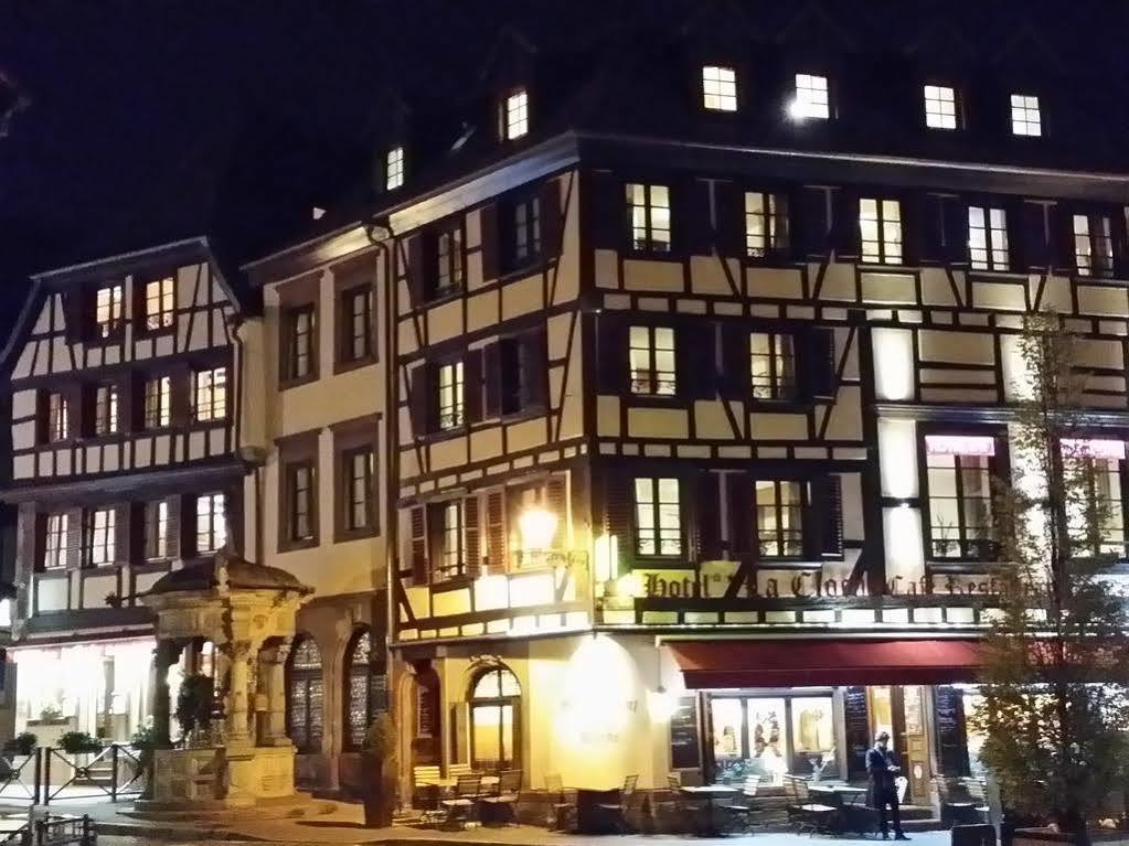 Logis Hotel De La Cloche Obernai Exterior foto